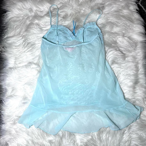 Victoria’s Secret - Light Blue Sheer Tank Top/Intimate Sleepwear - Picture 6 of 6